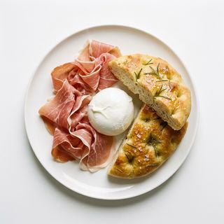 Prosciutto bufala focaccia x 2 persone