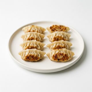 142.Ravioli alla griglia carne di maiale - 8 pezzi锅贴8个