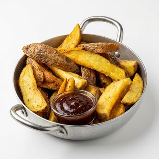 Patate caserecce e salsa bbq
