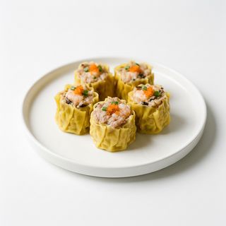 146.Shao mai ripieno di carne e gamberi - 5 pezzi烧麦5个