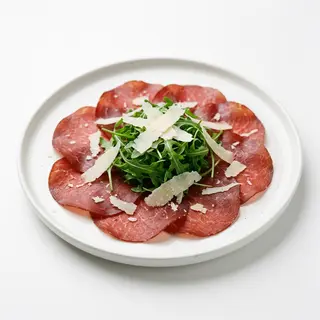 Bresaola punta d'anca, rucola e grana