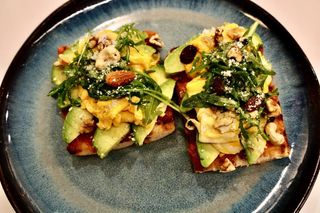 Tostada Con Jamón Ibérico (Media)