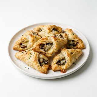 Paquetitos de champiñones y queso 