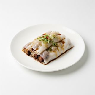 Rollito Al Vapor Con Carne Char Siu广式叉烧肠粉