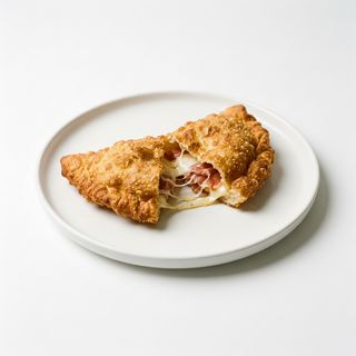Panzerotto prosciutto e mozzarella