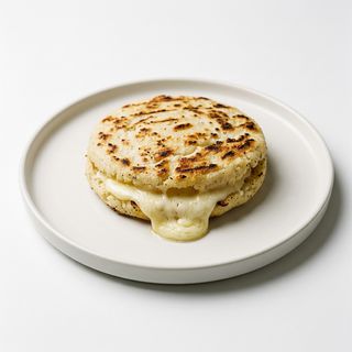 Arepa Blanca Con Queso