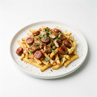 Salchipollo Patatas Salchicha Y Pollo