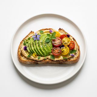 Tostada Primavera Colorida