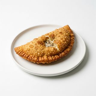 Panzerotto barese fritto piccolo cacio e pepe
