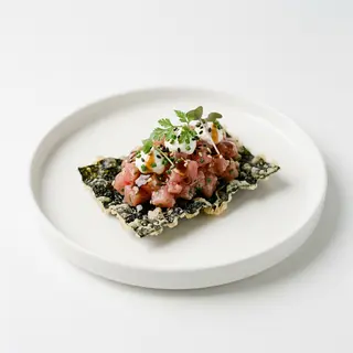 83 Crunchy truffle tuna