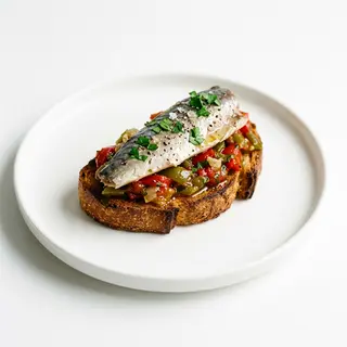 Canapé Caballa Con Asadillo