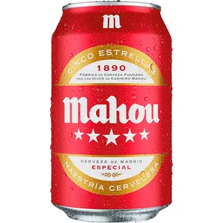 Cerveza Mahou 5 Estrellas (33 cl.)