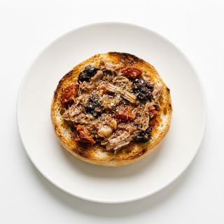 Tostada Con Pringá (Entera)