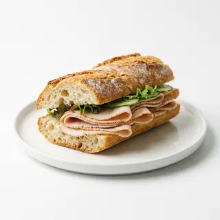Baguette de chopped de pavo