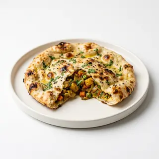 Naan Relleno De Verduras
