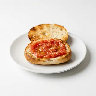 Pitufo de aceite y tomate