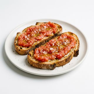 Tostada Clásica De Tomate