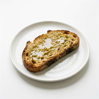 Tostada Con Aceite De Oliva