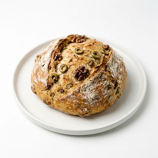 Pan Casero Con Nueces O Aceitunas (4 Rebanadas)