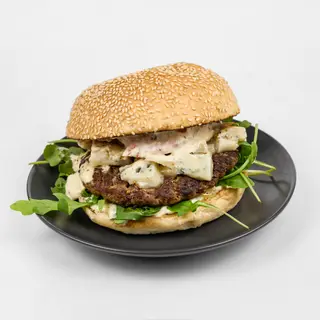 Blue cheese burger