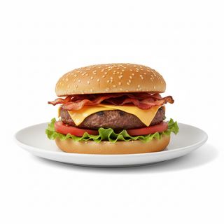 Hamburguesa Horno Con Bacon