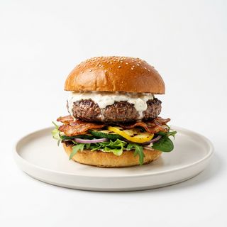 Burger stracciatella e zucchine