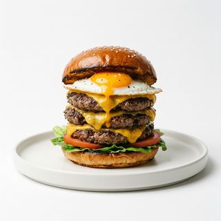 Egg burger