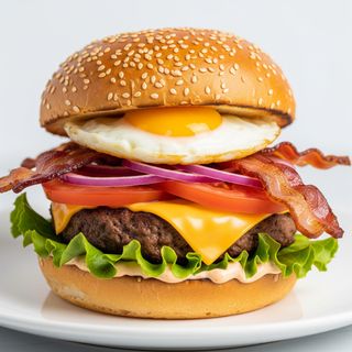 Hamburguesa Completa Con Huevo