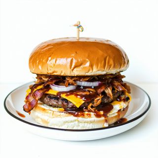 Burger cheddar cream & bbq