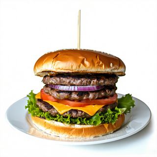 Hamburguesa Triple Cheese