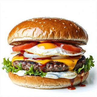 Egg burger