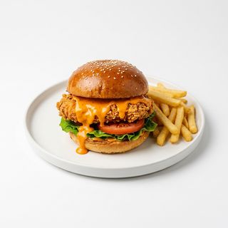 Hamburguesa De Pollo Lava