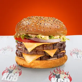 Triplo cheese burger