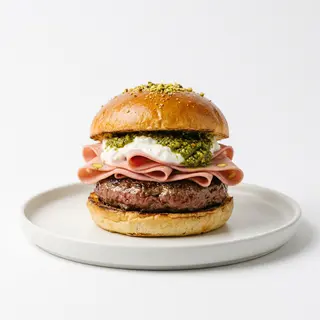 Hamburger al pistacchio