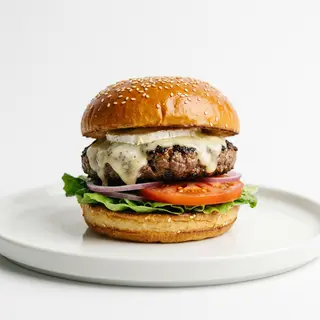 Hamburguesa Completa Con Queso De Cabra