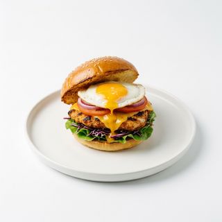 Hamburguesa De Pollo Especial