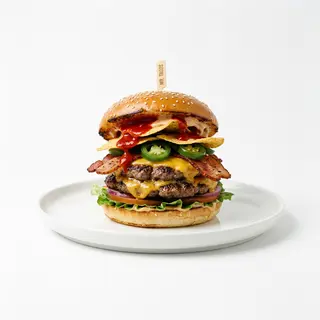 Burger Spicy Mr. Tacos