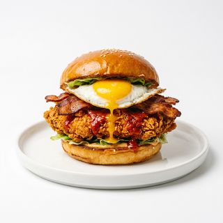 Hamburguesa De Pollo Picante