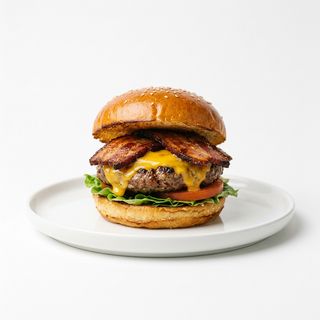 Hamburguesa Horno Con Bacon