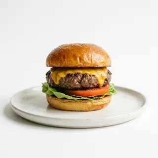 Hamburguesa Horno Con Queso