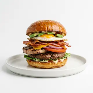 Hamburguesa Mixta De Carne Y Chuleta