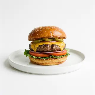 Hamburguesa Con Todo + Queso