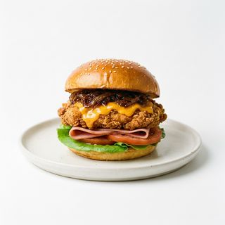 Hamburguesa La Pollona Bendita