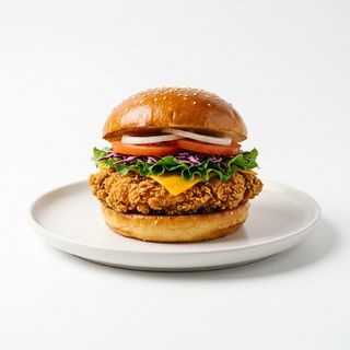 Hamburguesa Krispy Chicken
