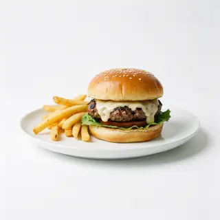 Burger Con Queso