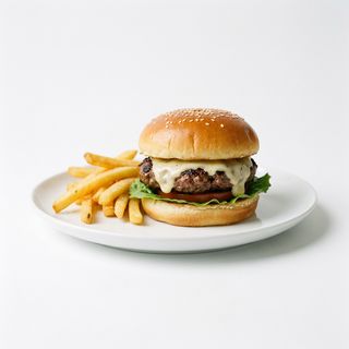 Burger Con Queso