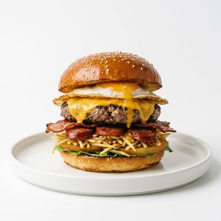Hamburguesa La Mega Quesuda