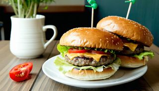 Hamburguesa Con Queso