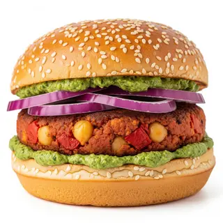 Hamburguesa De Falafel De Garbanzo