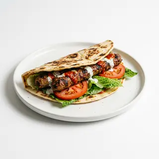 Piadina seekh kebap